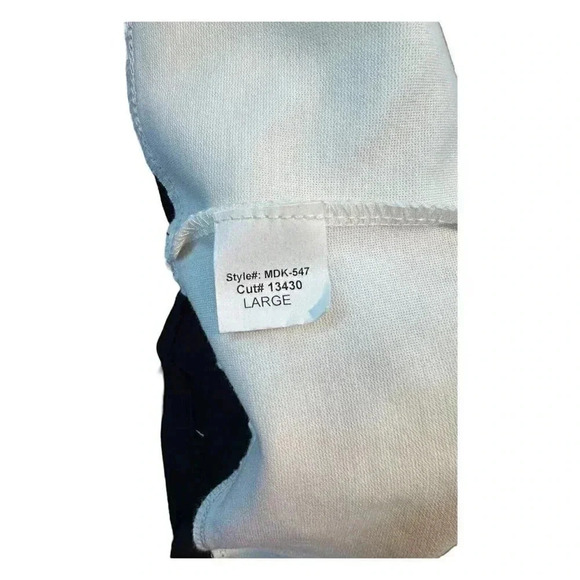 Bar III Women's Sleeveless Color Blocked Striped Dress Black/White Size L - Picture 4 of 4